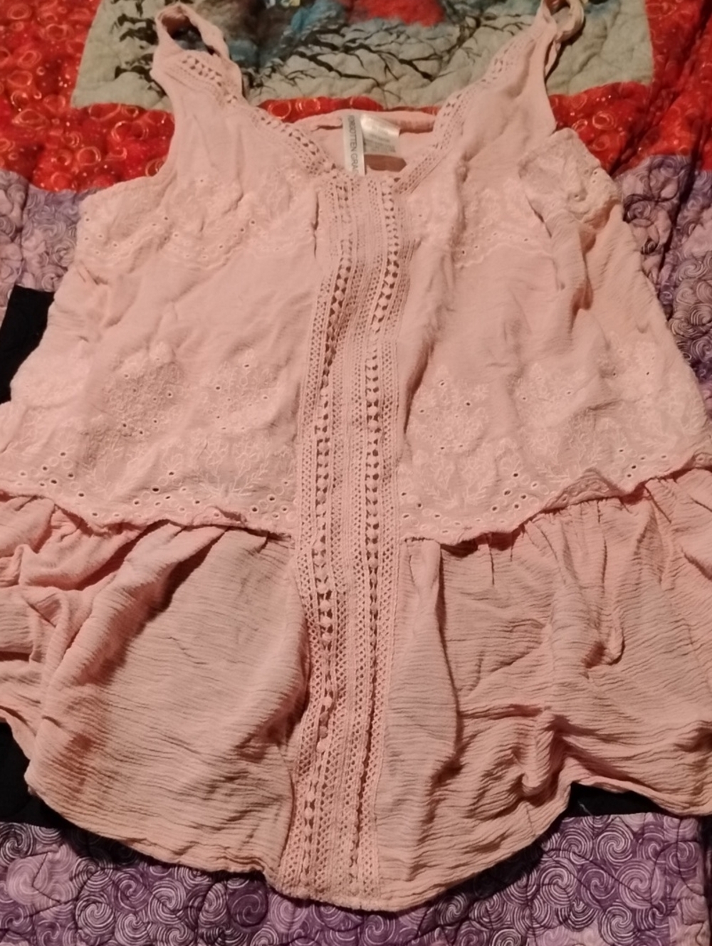 Light Pink Gauzy Top